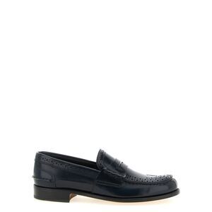 Church's Blue Calfskin Slip-On Women's Loafers
